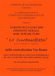 Locandina del 30 luglio 2005